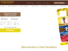 Tablet Screenshot of hotelsoratama.com